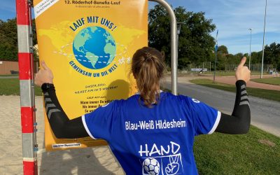 Aktionstag #gemeinsamumdiewelt der Handballabteilung der DJK Blau-Weiß Hildesheim.
